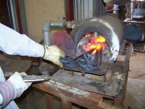 Ironworker Heating Iron